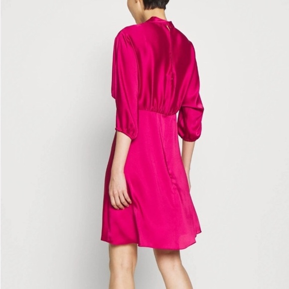 Rebecca Minkoff NWT WHITNEY DRESS Kjole - fuschia Sz 12 Office Resort Work Party - Picture 2 of 16
